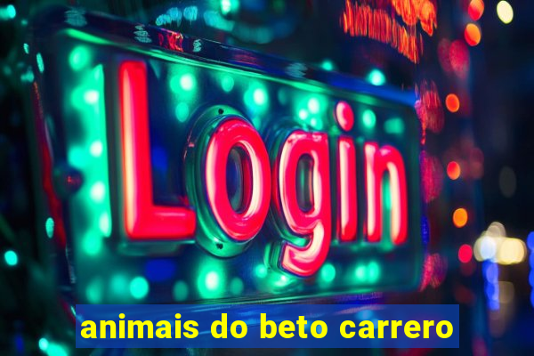 animais do beto carrero